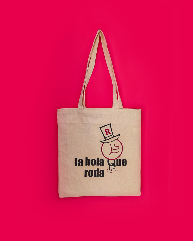 Serigrafía - Bolsa de tela La Bola Que Roda